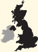 Static map of the UK
